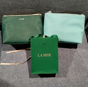 La Mer cosmetic bags